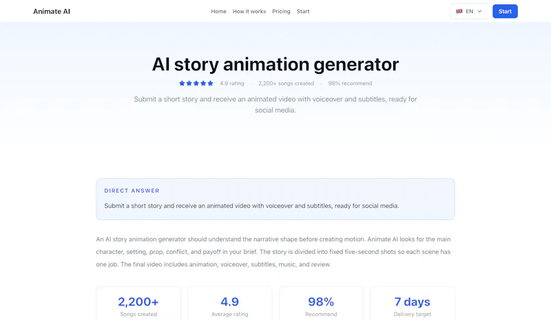 Animate AI screenshot 2
