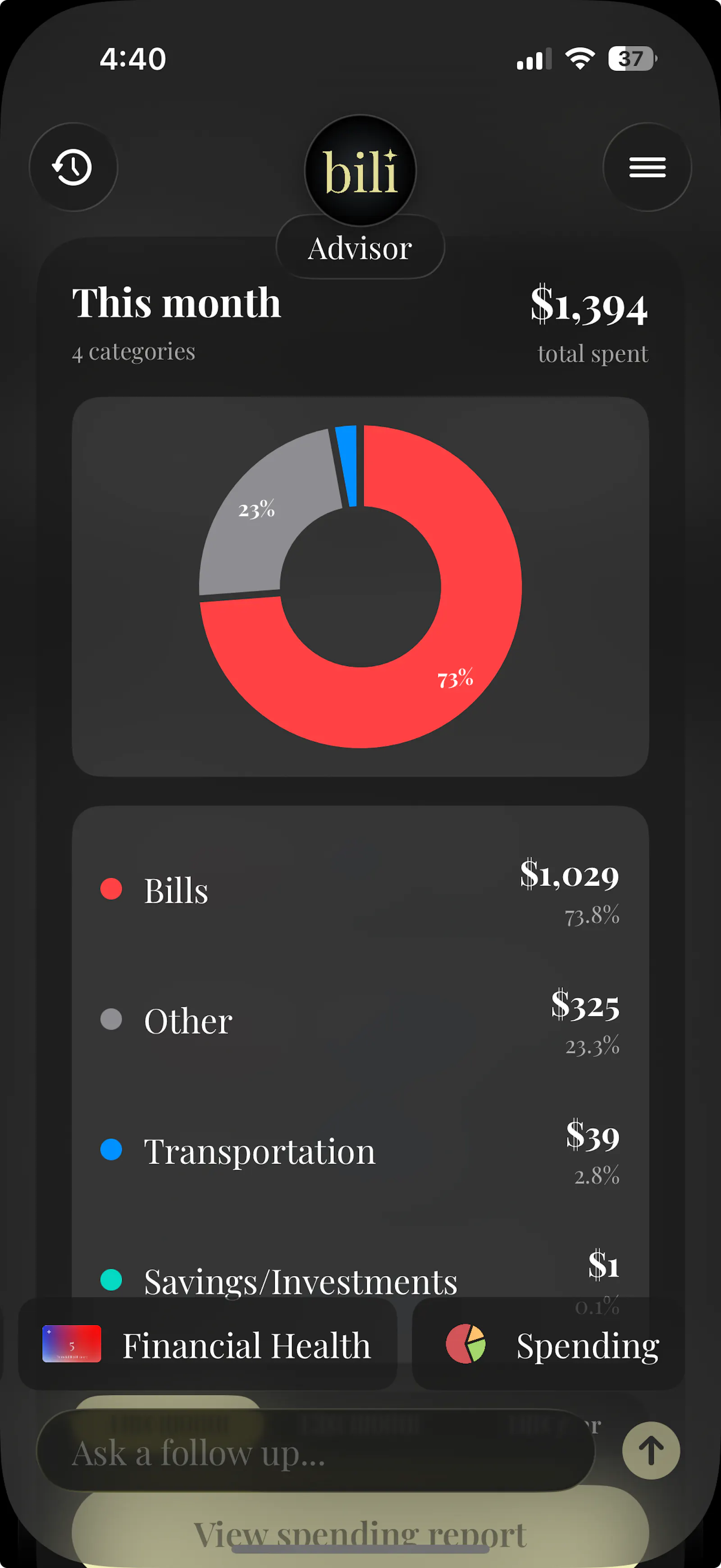 Bili Finance screenshot 5