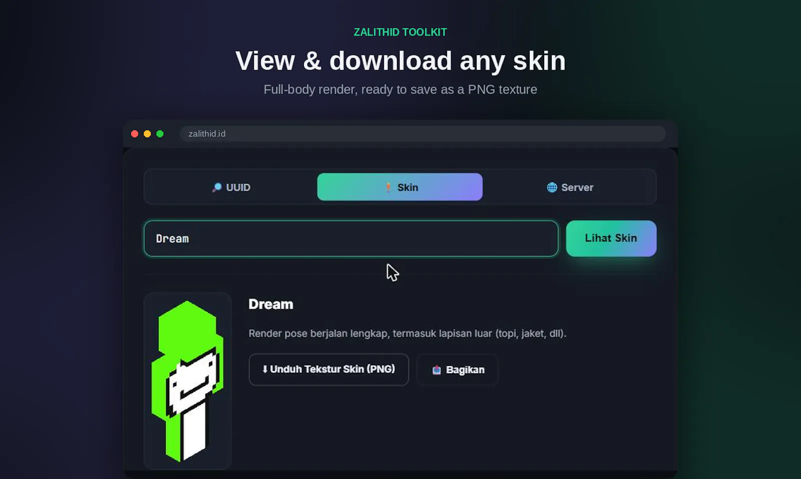 ZalithID screenshot 1