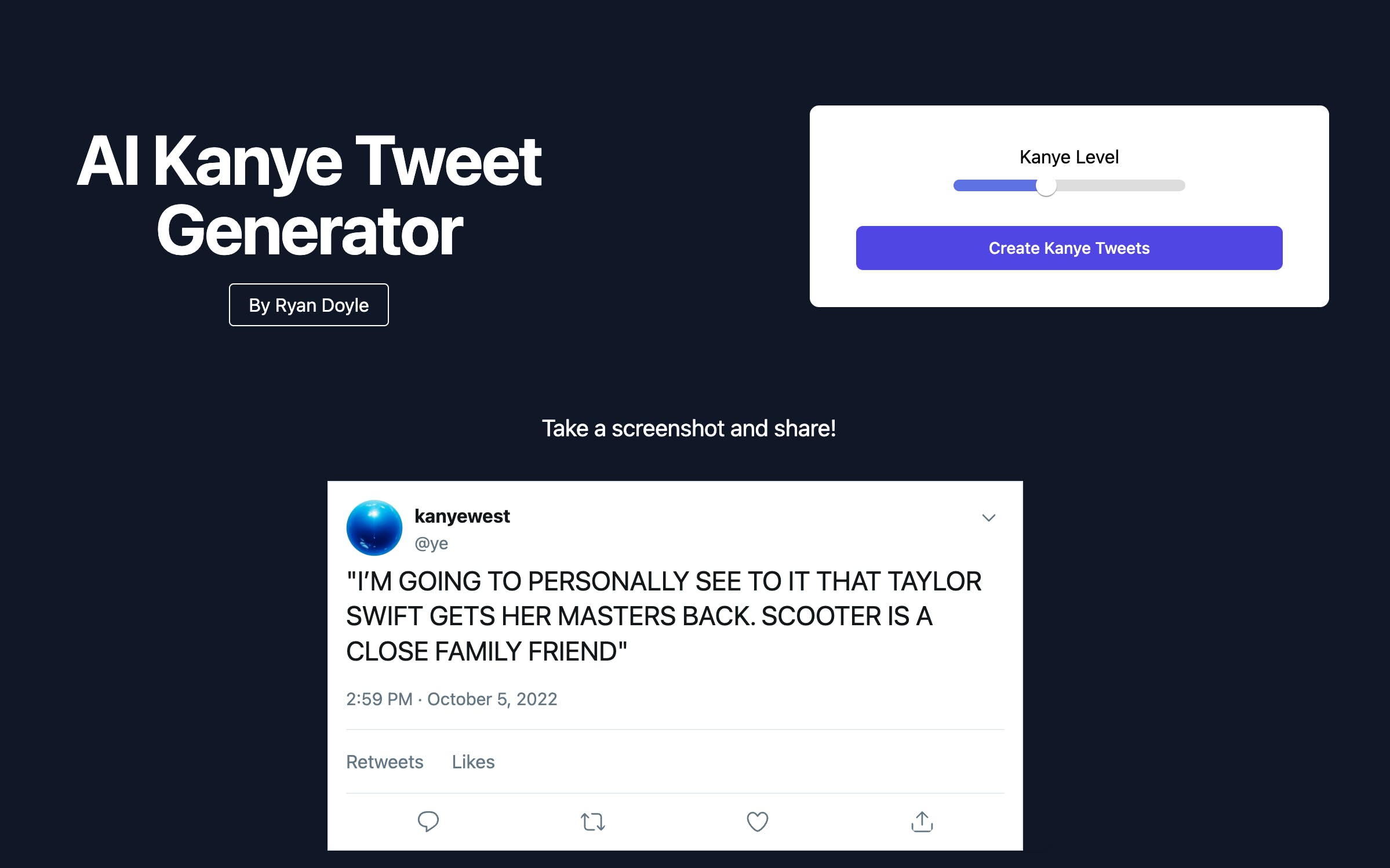 Kanye Tweet Generator media 1