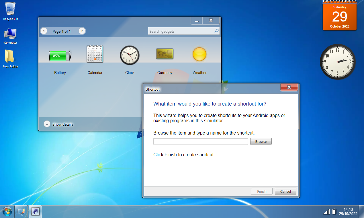 Win7 Simu (현재 웹에) 미디어 4