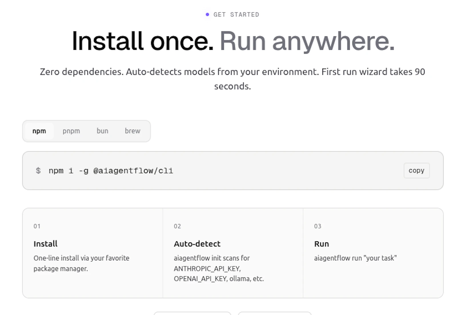 aiagentflow CLI screenshot 5