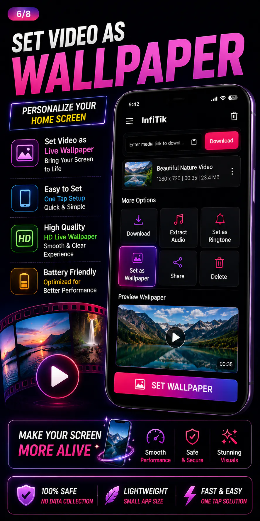 InfiTik Video Downloader gallery image