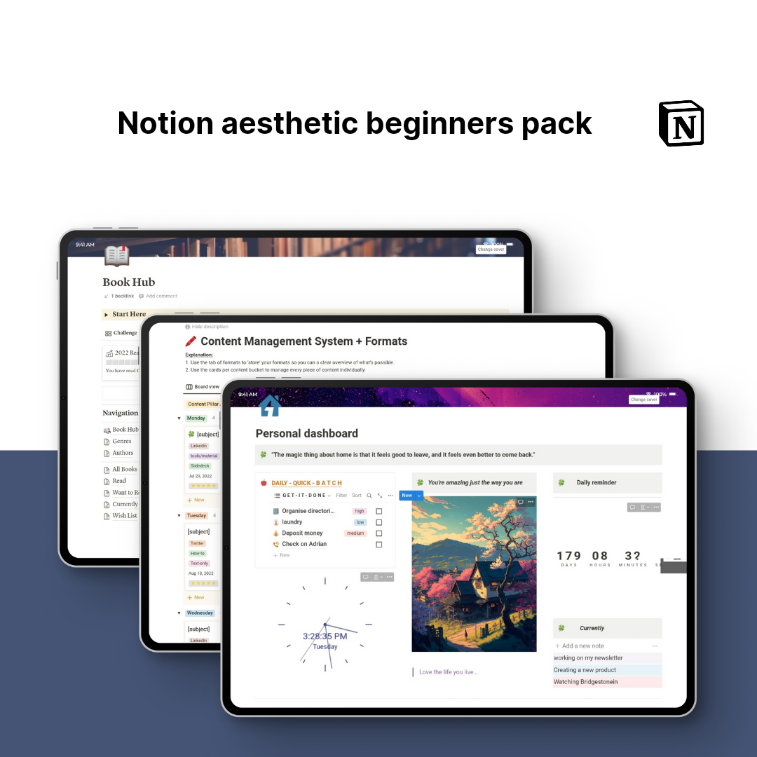 Notion Aesthetic Beginners Pack logo