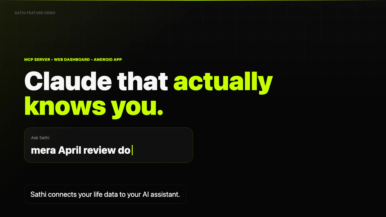 Sathi — Personal Assistant screenshot 1