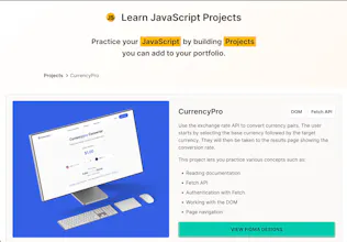 Learn JavaScript Projects gallery image