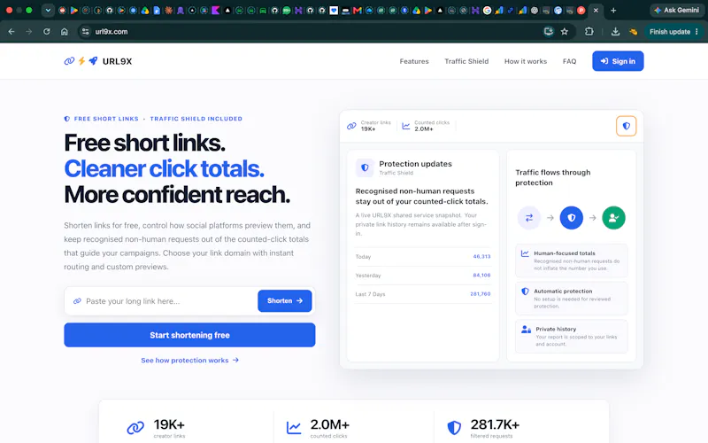 URL9X screenshot 3