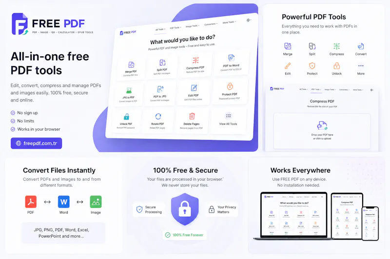 FREE PDF – Free Online PDF Tools screenshot 2