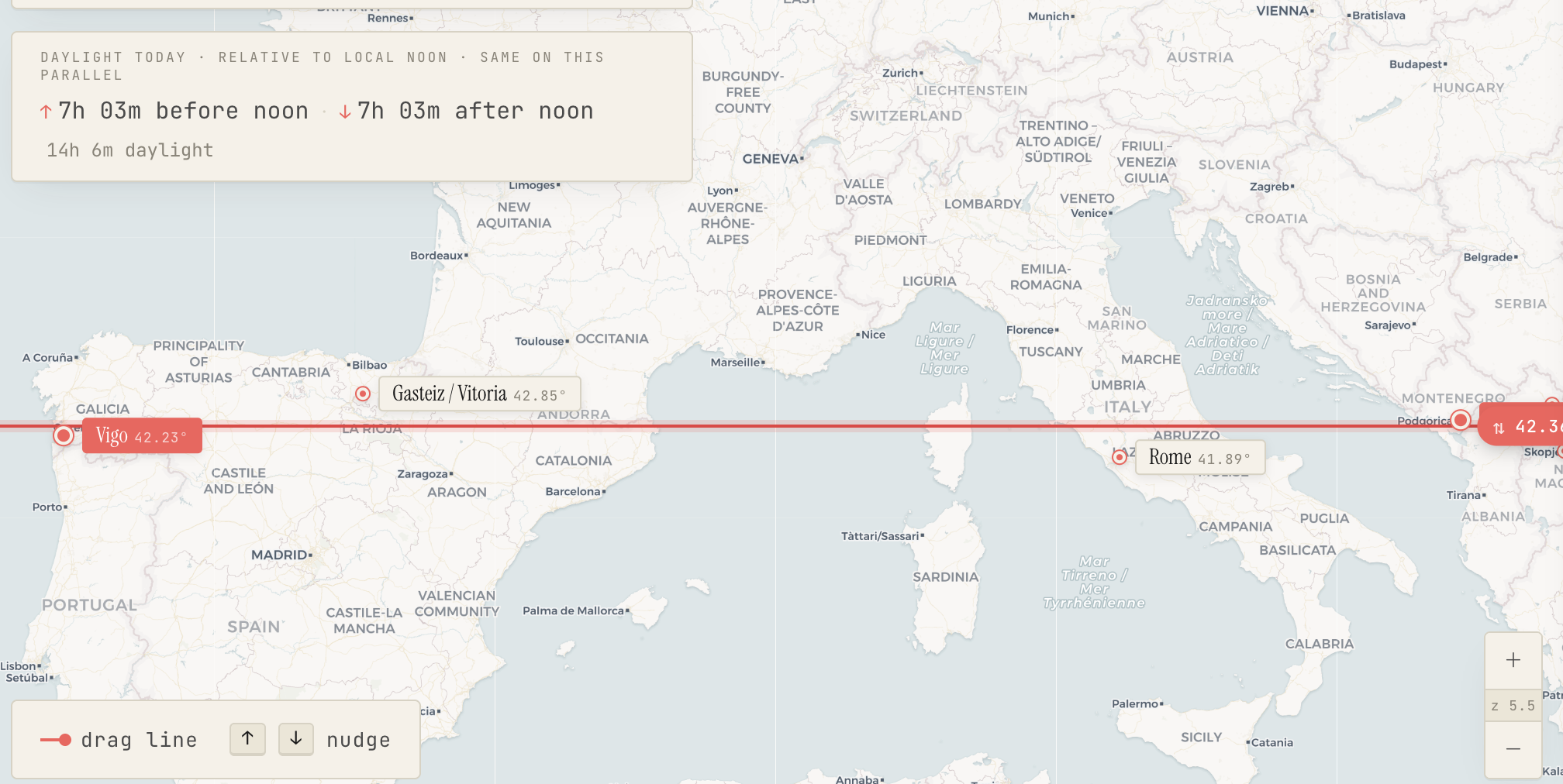 My Latitude — Cities on Your Parallel gallery image