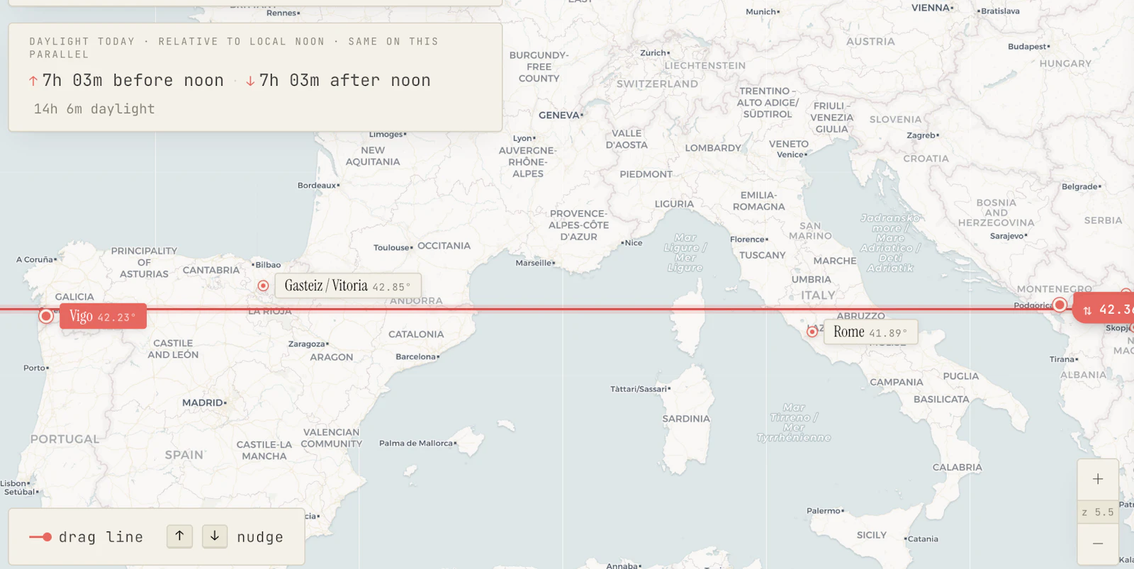 My Latitude — Cities on Your Parallel screenshot 2