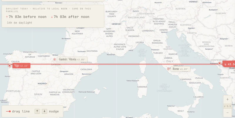 My Latitude — Cities on Your Parallel screenshot 2
