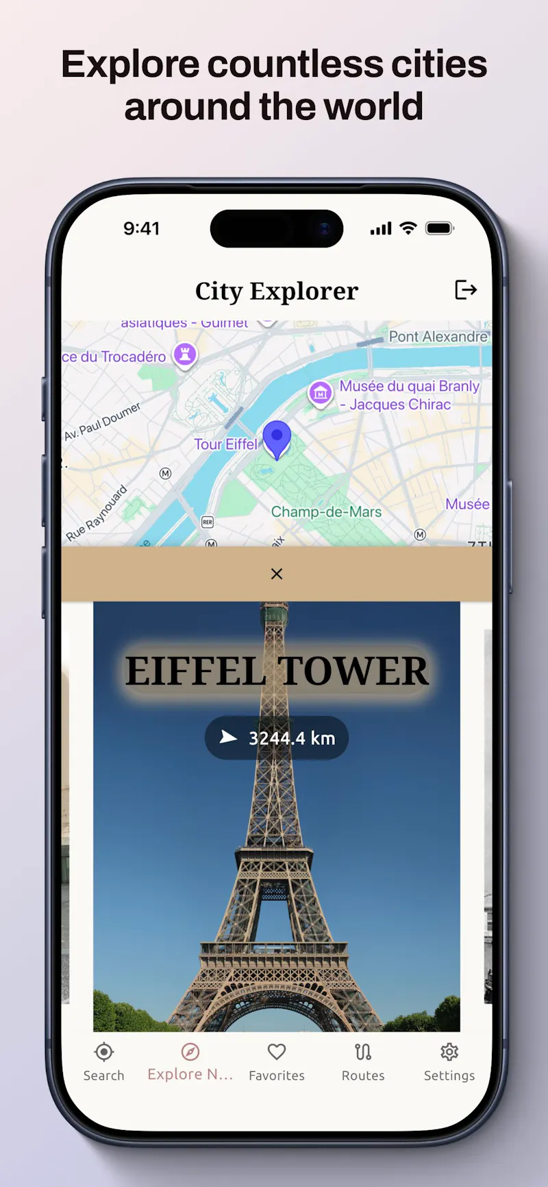 CityExplorer App screenshot 2