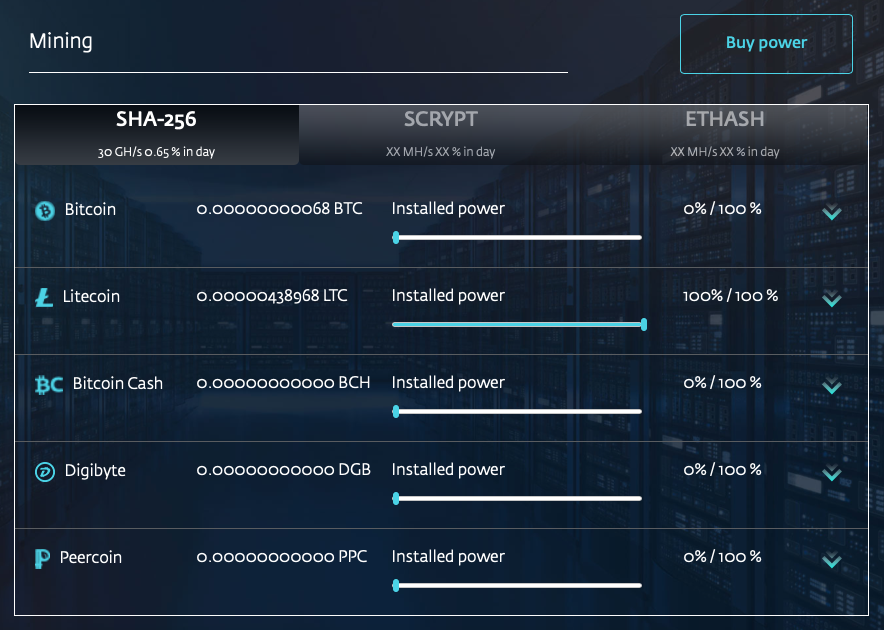 Uniex Cloud Mining gallery image