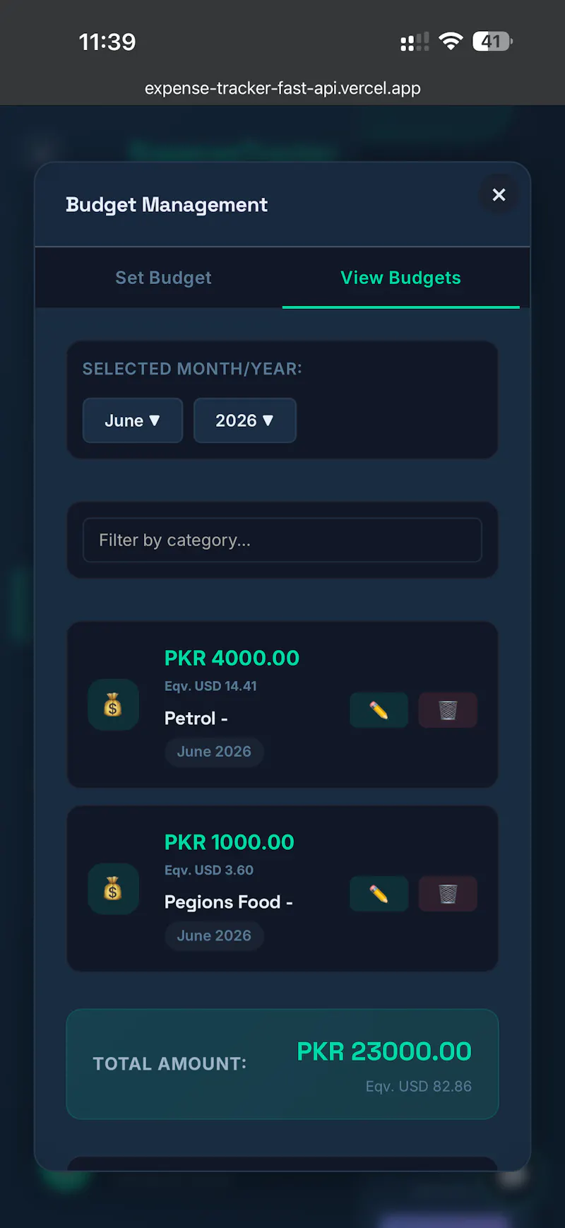ExpenseTracker screenshot 5