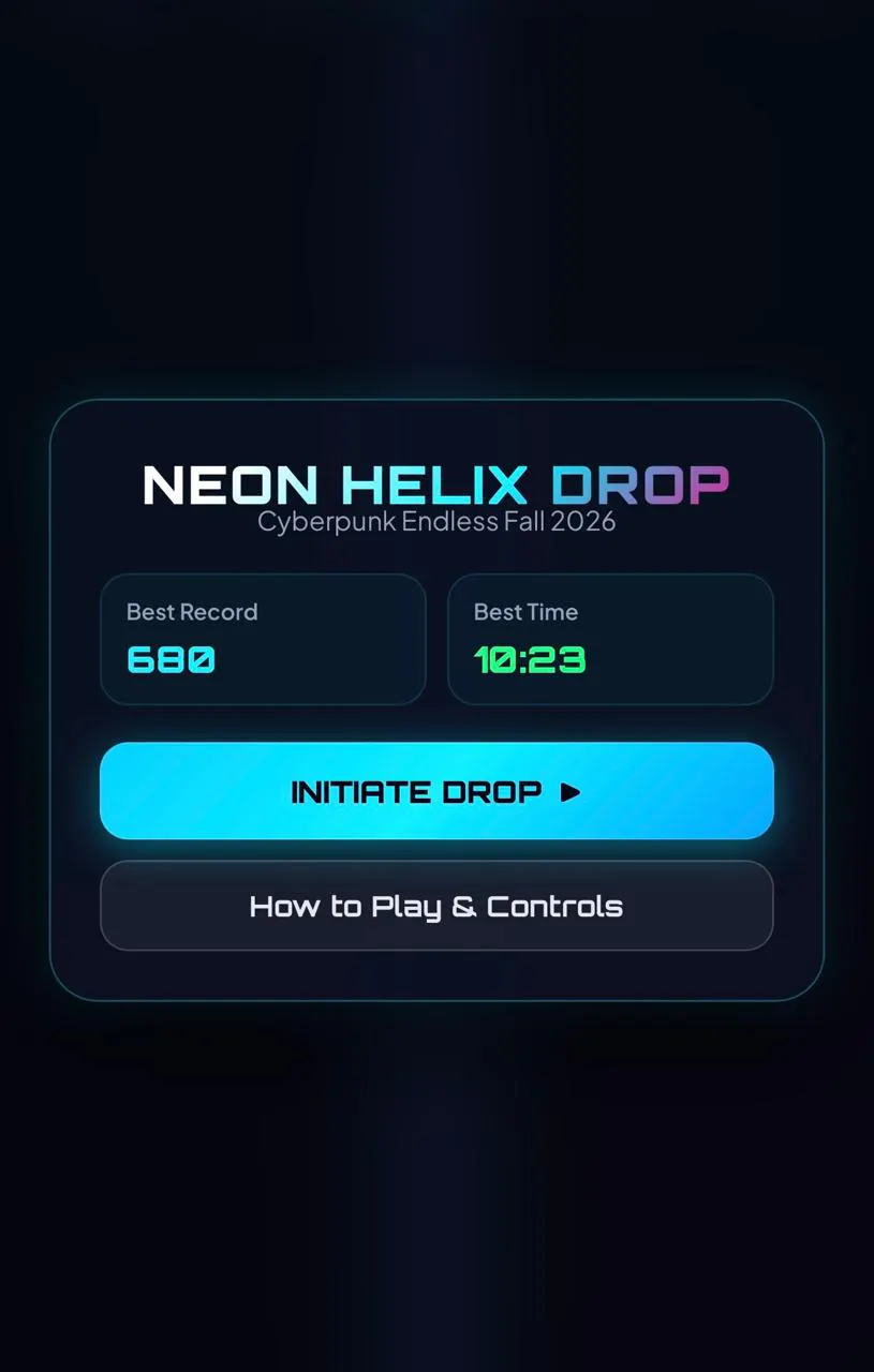 Neon Helix Drop gallery image