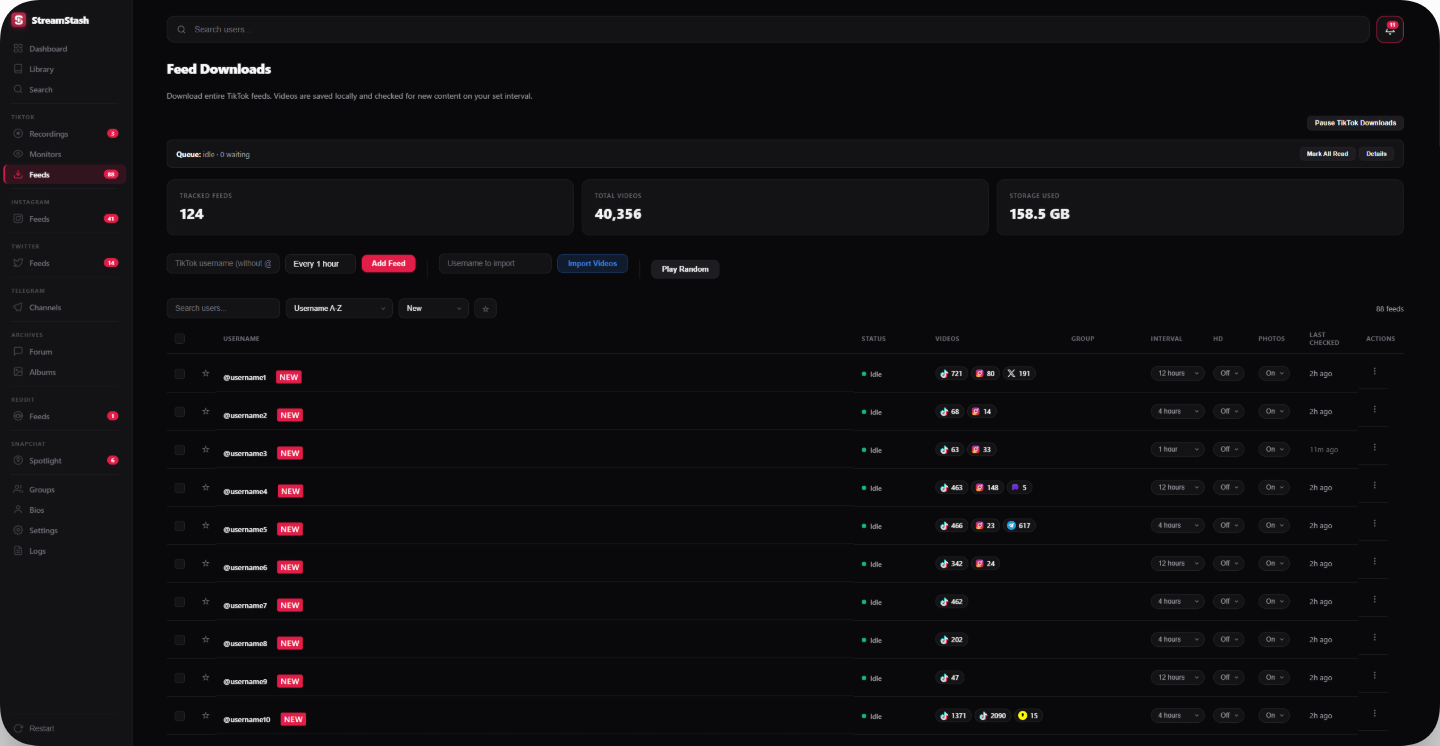 StreamStash gallery image