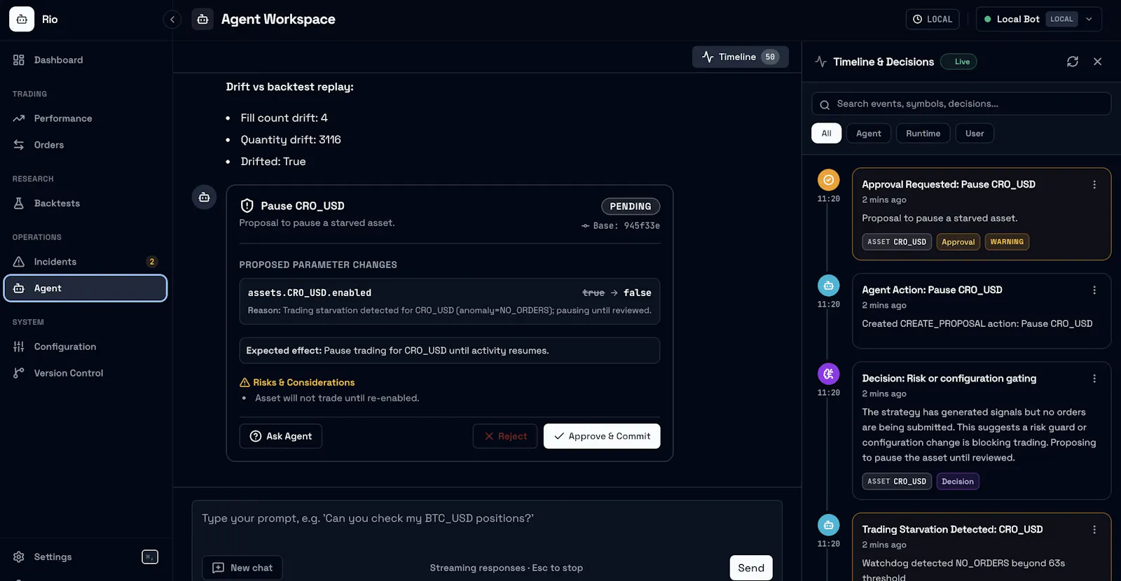 Rio — Download the ML crypto trading bot screenshot 2