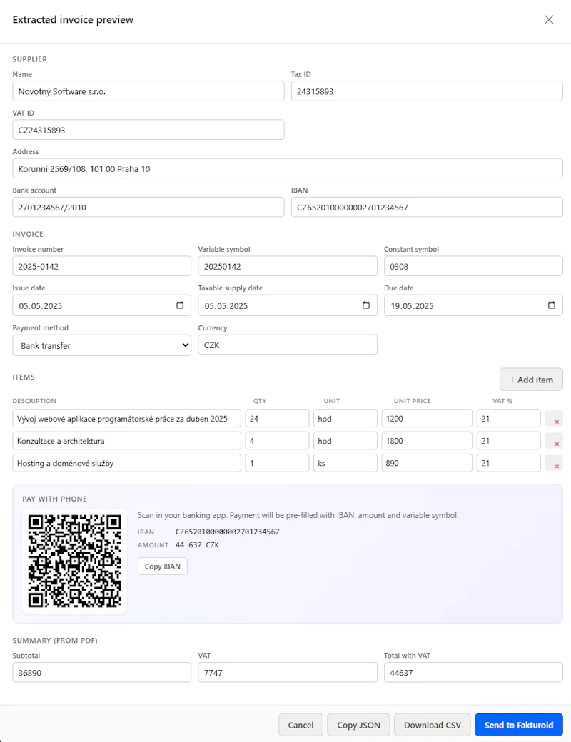 Faktee screenshot 3