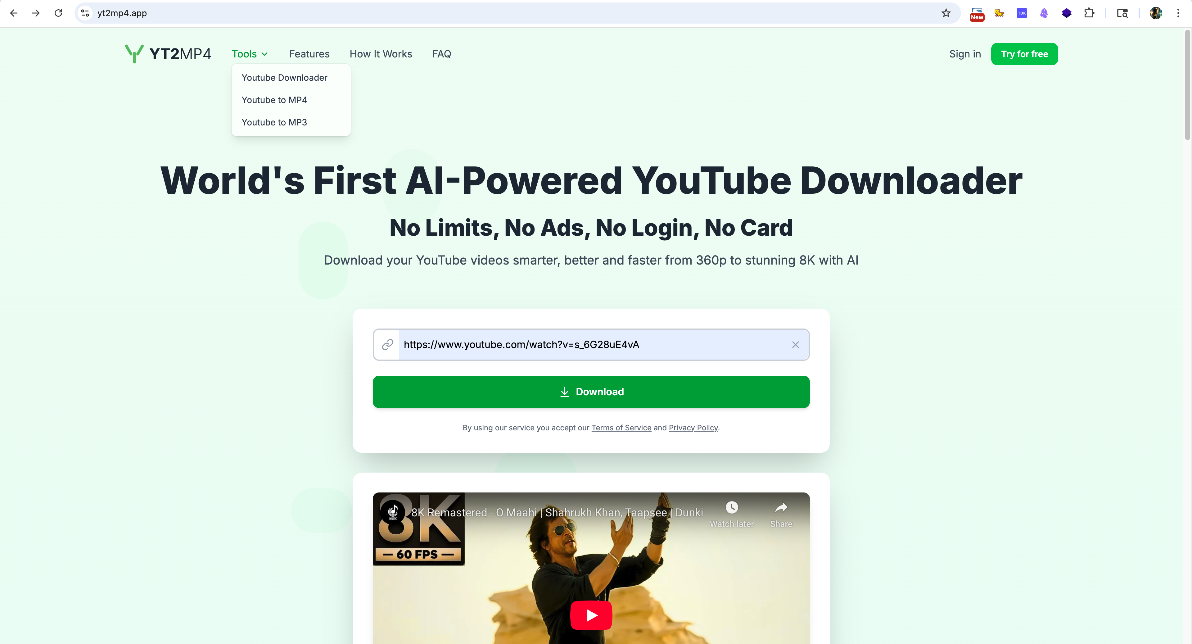 YT2MP4 gallery image