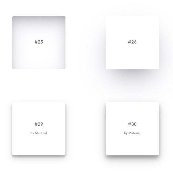 CSS box-shadow examples by CSS Scan