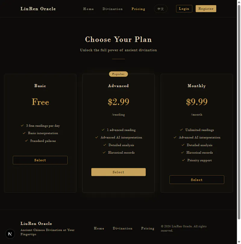 LiuRen Oracle screenshot 3