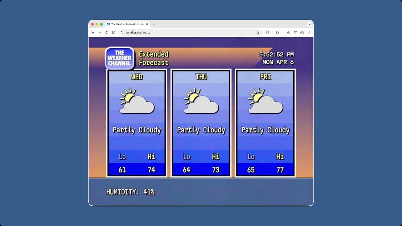 RetroCast Now by The Weather Channel gallery image