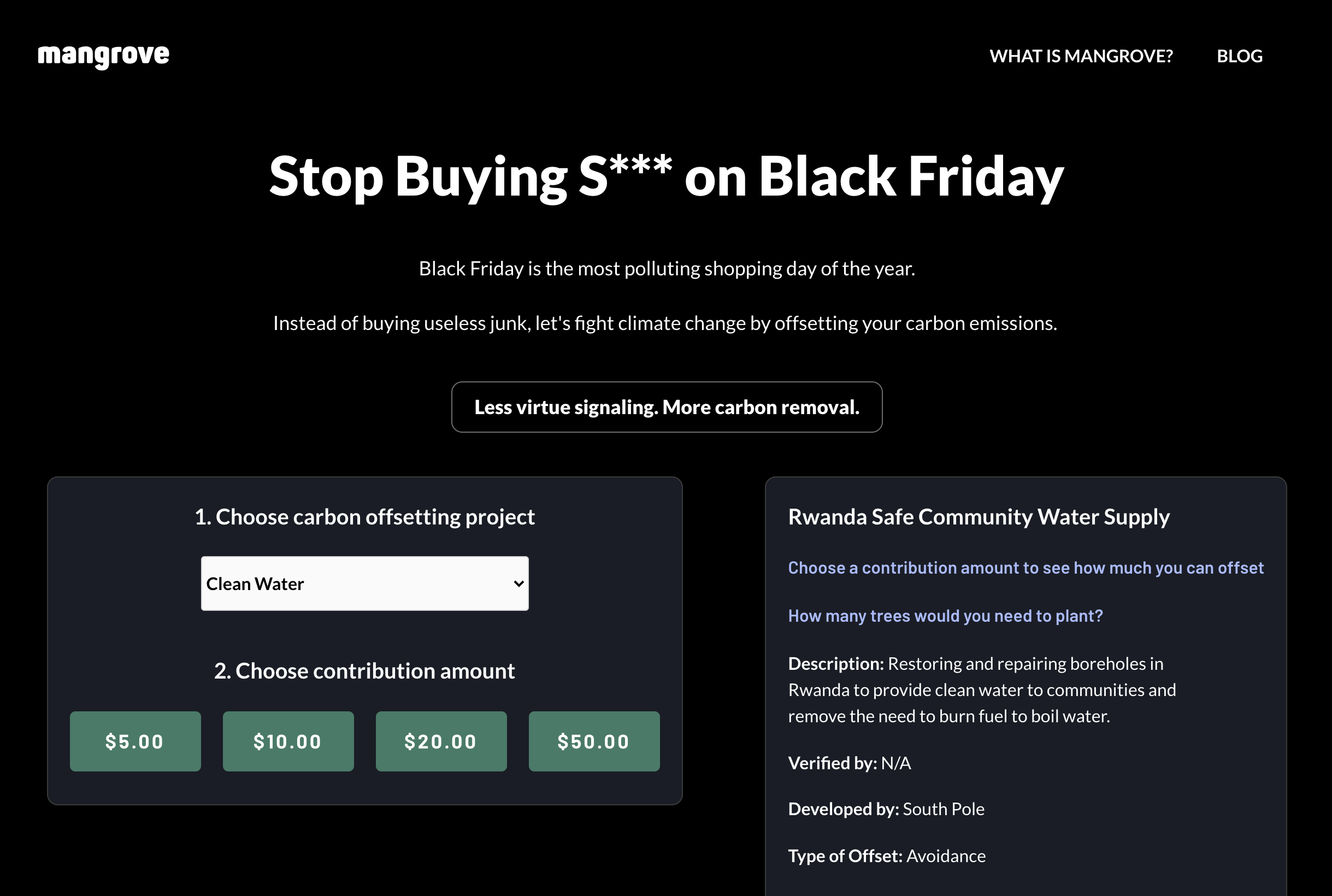 Carbon Offsets on Black Friday gallery image