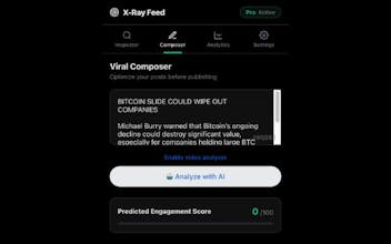 XrayFeed - Write posts the X algo loves gallery image
