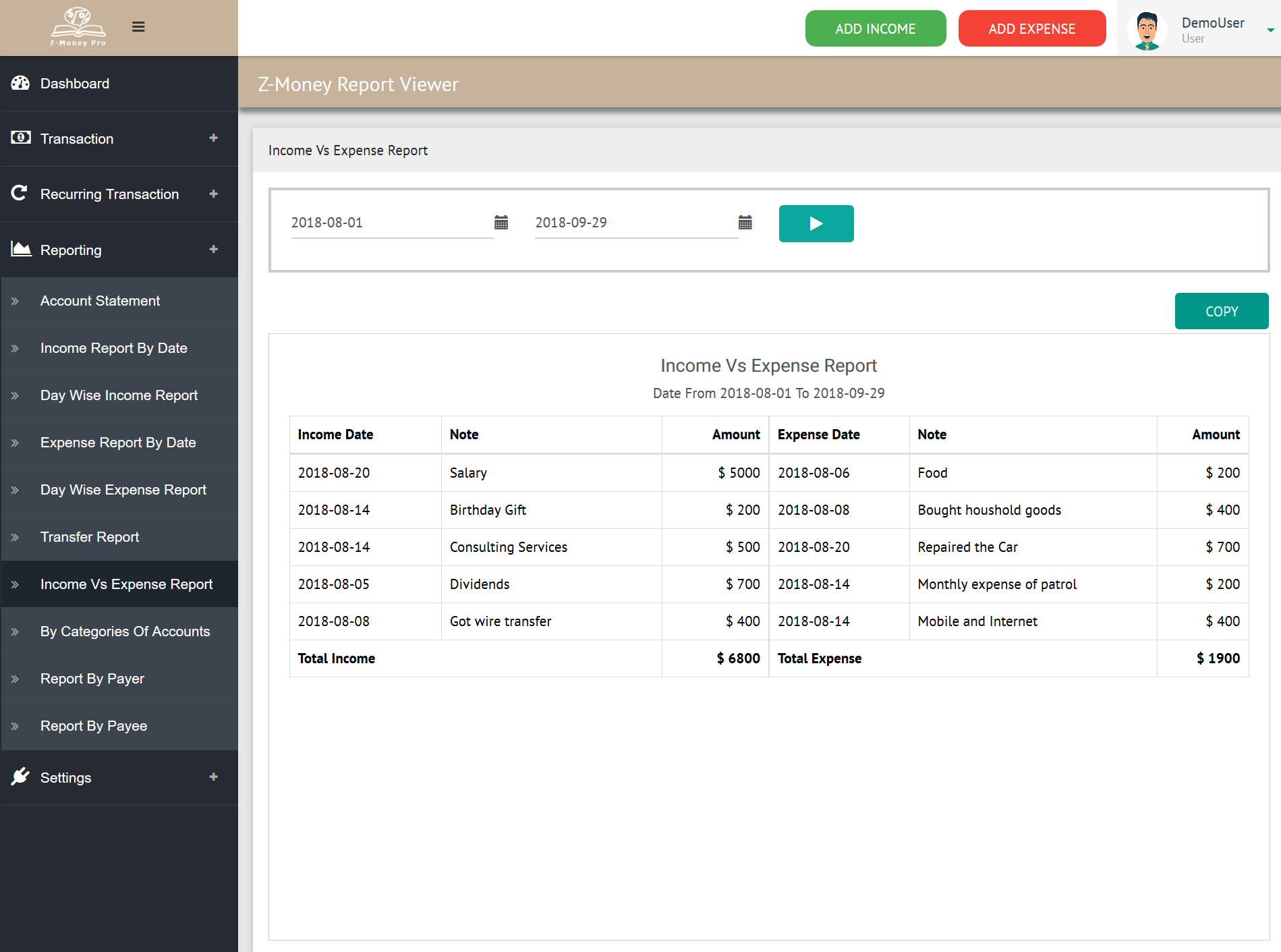 Z-Money Pro gallery image
