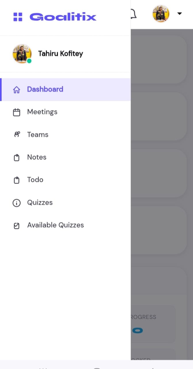 Goalitix - Screenshot 2 showing product features and functionality