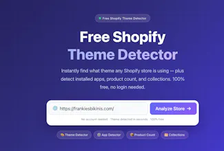 Free Shopify Theme Detector gallery image