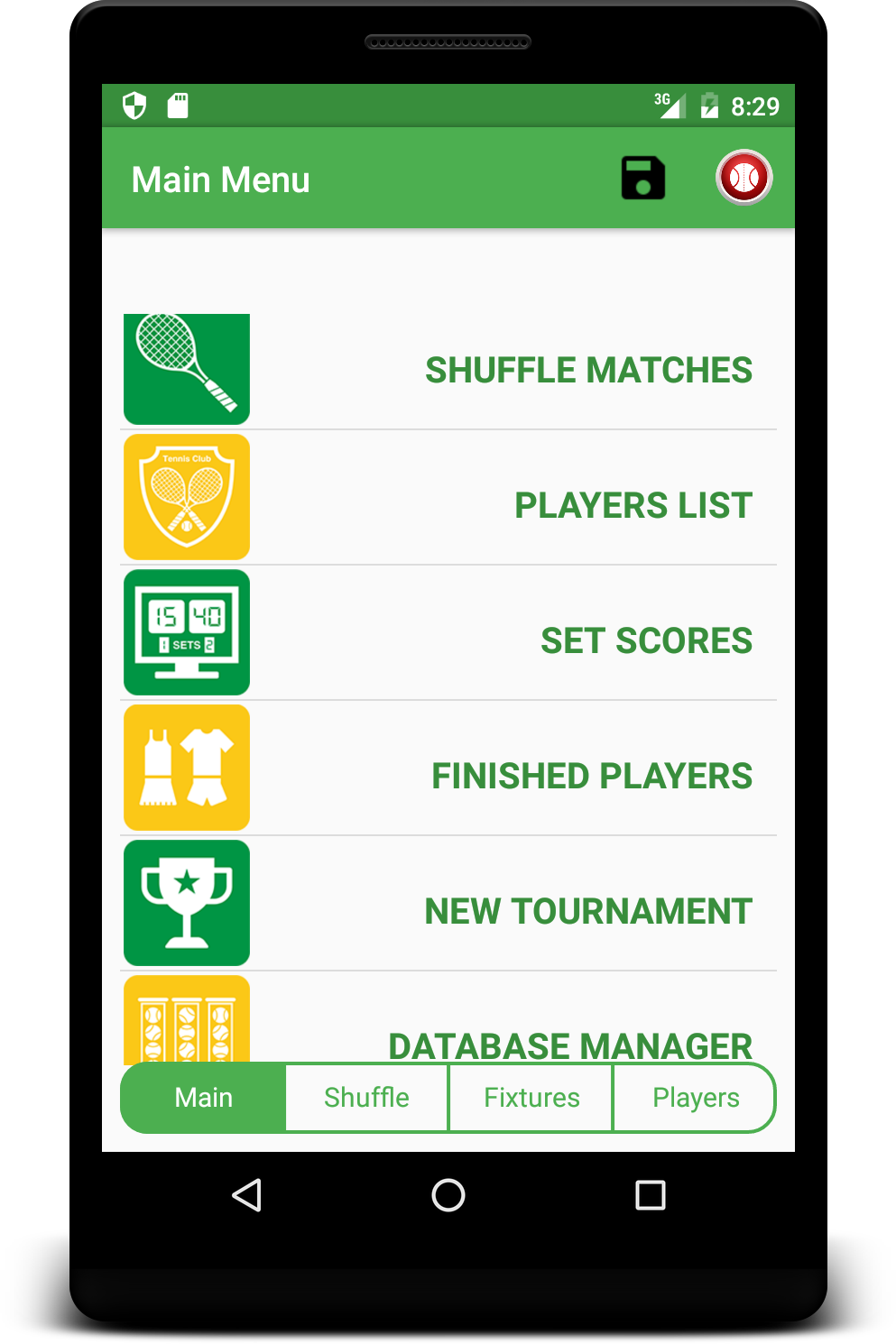 The Social Tennis Organiser gallery image