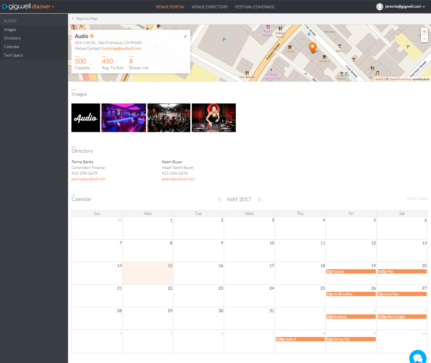 Gigwell Tour IQ gallery image