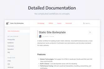 Static Site Boilerplate gallery image