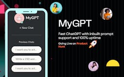 MyGPT - ChatGPT with better UI media 2