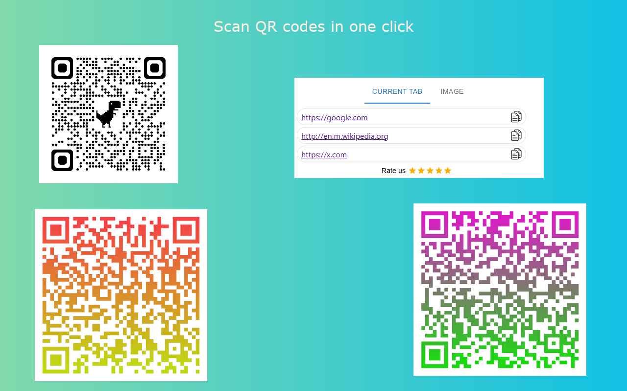 Lecteur de code QR media 2