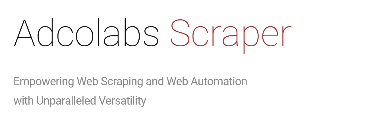 startuptile Adcolabs Scraper-Webscraping meets Browserautomation