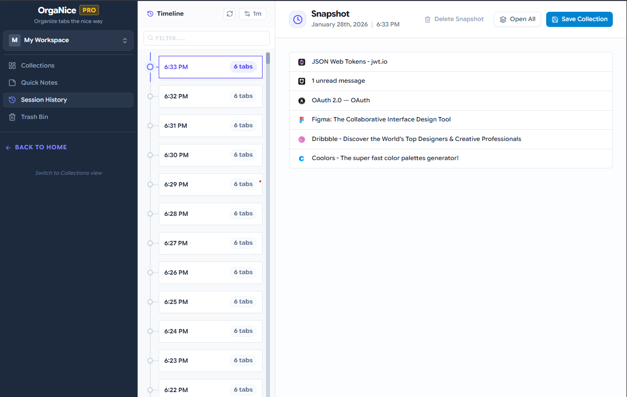 Organice - Screenshot 4 showing product features and functionality
