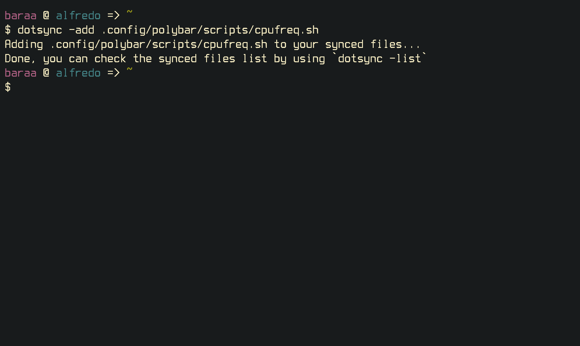 DOTSYNC - Ein einfacher und prägnanter Dotfiles -Synchronisator Medien 2