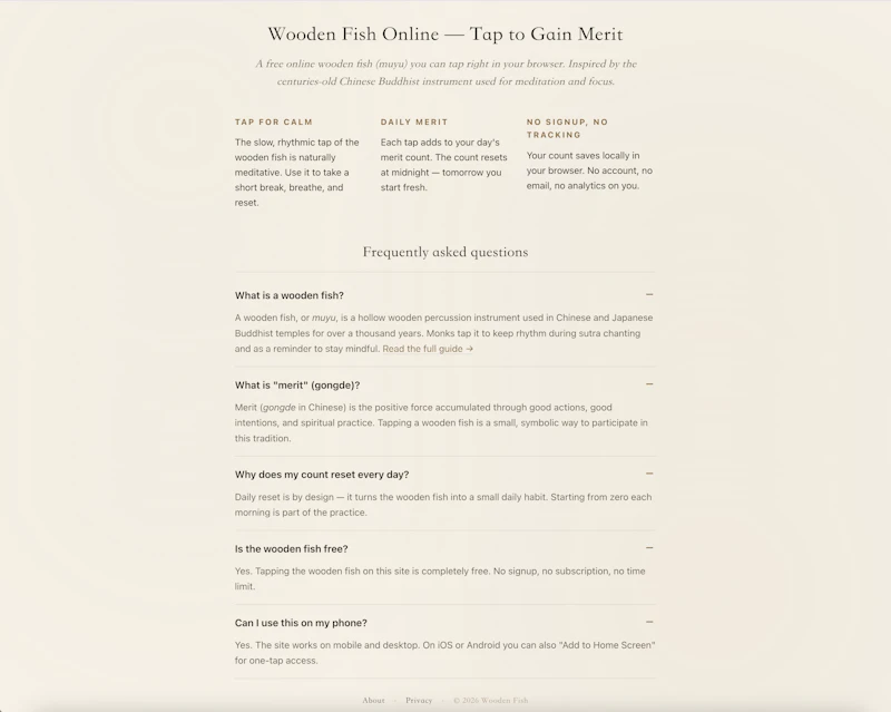 Wooden Fish Online — Tap to Gain Merit screenshot 3