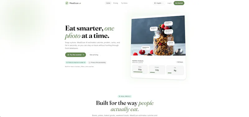MealScan.ai screenshot 1