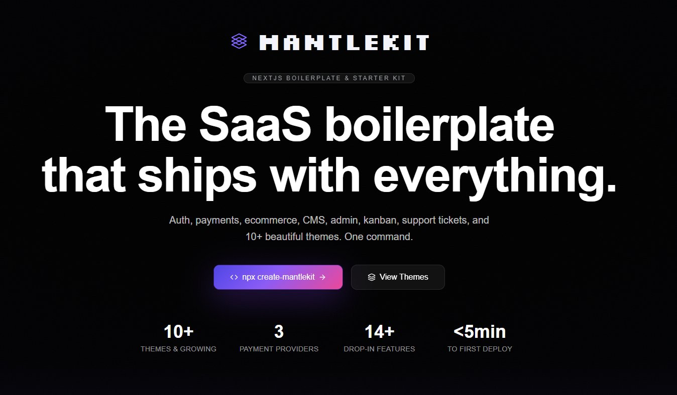 MantleKit - Boilerplate with EVERTHING! gallery image