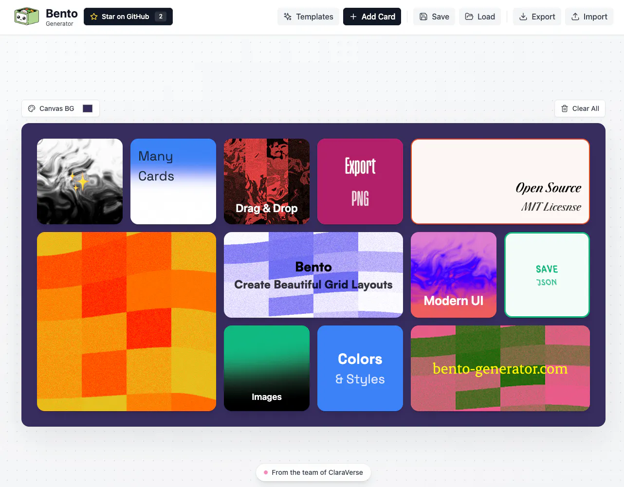 Bento Grid Generator gallery image