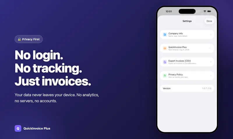QuickInvoice Plus screenshot 6