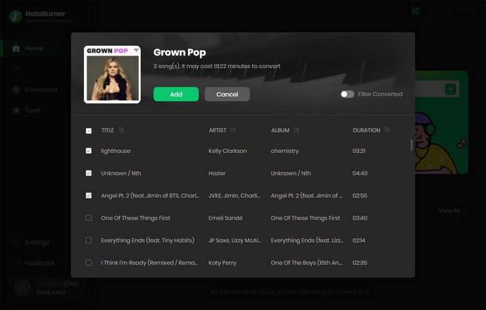 NoteBurner Tidal Music Converter media 4