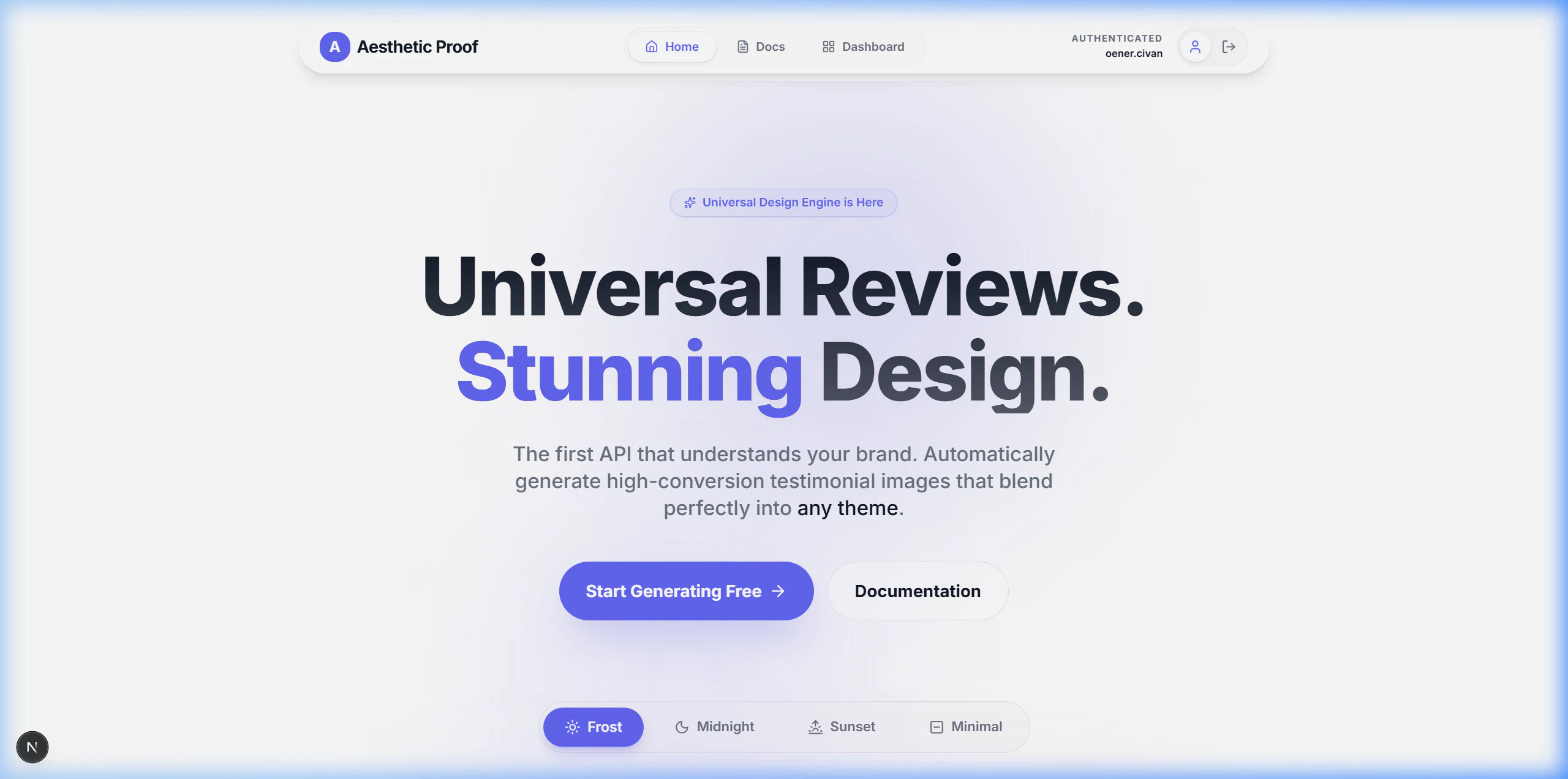 Aesthetic Proof 대표 미리보기