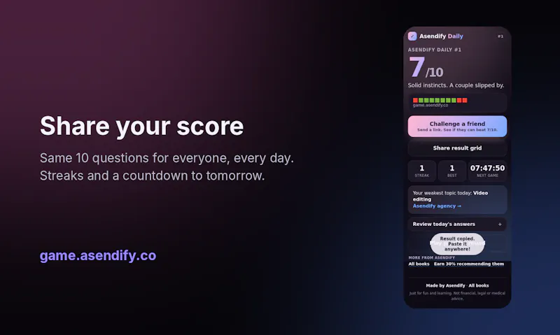 Asendify Daily screenshot 4