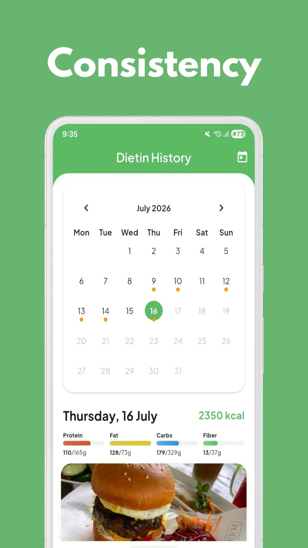 Dietin: Diet Tracking App gallery image