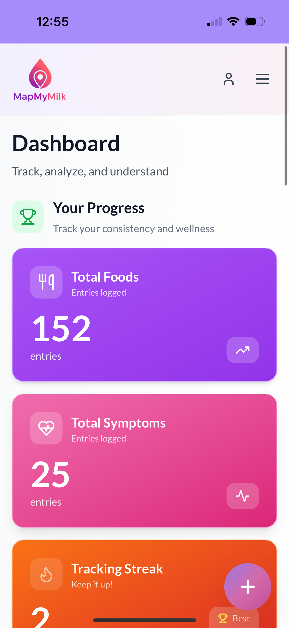 MapMyMilk: Tracking Infant Food Triggers gallery image