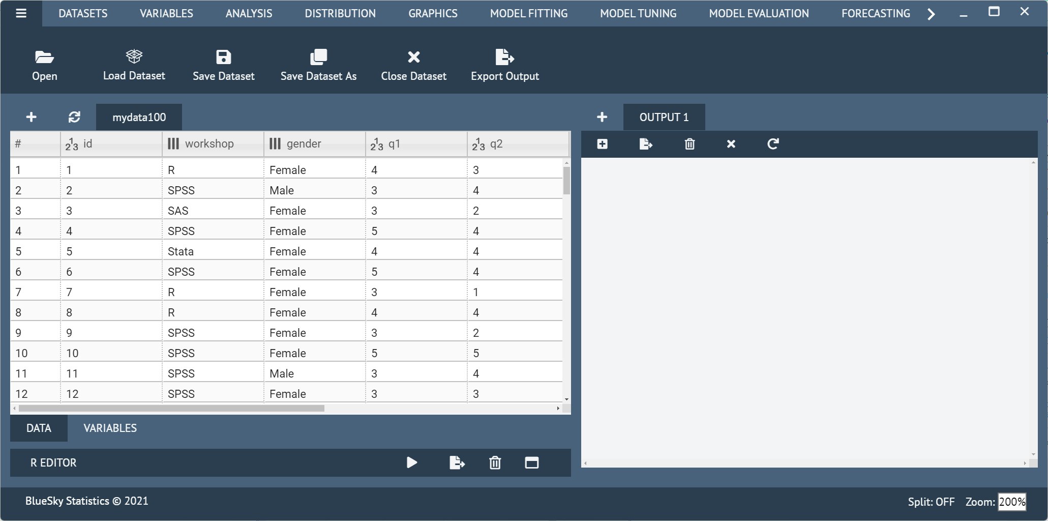 BlueSky Statistics gallery image